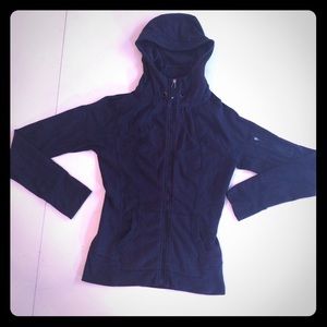 Athleta black full zip hoodie XXS